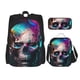 thumbnail image 1 of Easygdp Modern Abstract Colorful Skull B Mochila para Niños y Niñas con Set de Caja de Almuerzo y Estuche para Lápices 3 en 1, Mochila Escolar Estampada para Adolescentes, 1 of 7