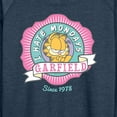 thumbnail image 3 of Garfield - I Hate Mondays Badge - Women's Lightweight French Terry Long Sleeve Shirt, 3 of 5