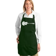 LA Pop Art Full Length Word Art Apron - Whole Lotta Love