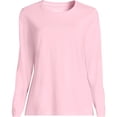 thumbnail image 3 of Lands' End Plus Size Supima Cotton Long Sleeve Crewneck T-Shirt, 3 of 3