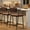 Brown, variant on EastVita 26" Counter Height Bar Stools Set of 2 with Arms, Modern Upholstered Metal Bar Stools with Back & Wider Seat and Footrest for Kitchen Island