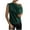 Green, variant on LYXSSBYX Tshirts Shirts for Women Womens Fashion Summer Short Sleeve Skew Collar Solid Casaul Tops T-shirt