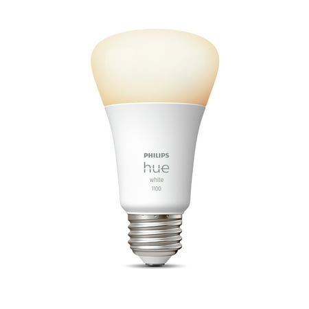 Philips - Hue A19 Bluetooth 75W Smart LED Bulb - White