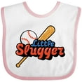 thumbnail image 3 of Inktastic Little Slugger Boys or Girls Baby Bib, 3 of 4
