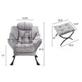 thumbnail image 6 of Contemporary Lazy Chair with Ergonomic Design / Protect Floor from Scratches, 6 of 6