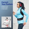 thumbnail image 2 of Posture Corrector for Men and Women, Back Brace, X-Large，Provides Pain Relief for Neck, Back, and Shoulders, Adjustable and Breathable, Posture Support, 2 of 7