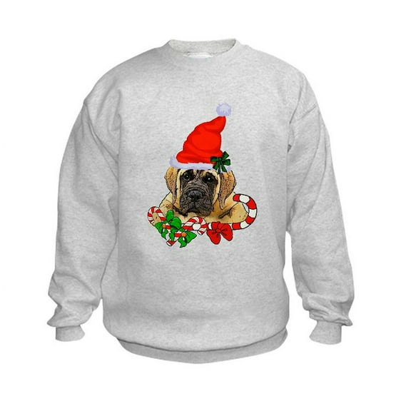 CafePress - English Mastiff Christmas Sweatshirt - Kids Sweatshirt, Youth Crew Neck Sweatshirt