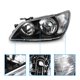 thumbnail image 3 of Faros delanteros AmeriLite para Lexus IS300 2001-2005, color negro, 3 of 5