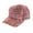 Red, variant on Womens Animal Print Sparkle Fabric Cap - Red