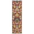 thumbnail image 3 of SAFAVIEH Blossom Lennon Floral Wool Runner Rug, Red/Multi, 2'3" x 10', 3 of 5