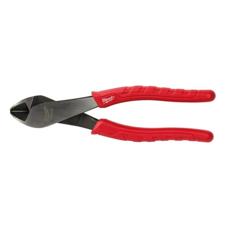 UPC: 0045242518678 | Milwaukee 48-22-6128 8 in. Comfort Grip Angled Head Diagonal Cutting Pliers