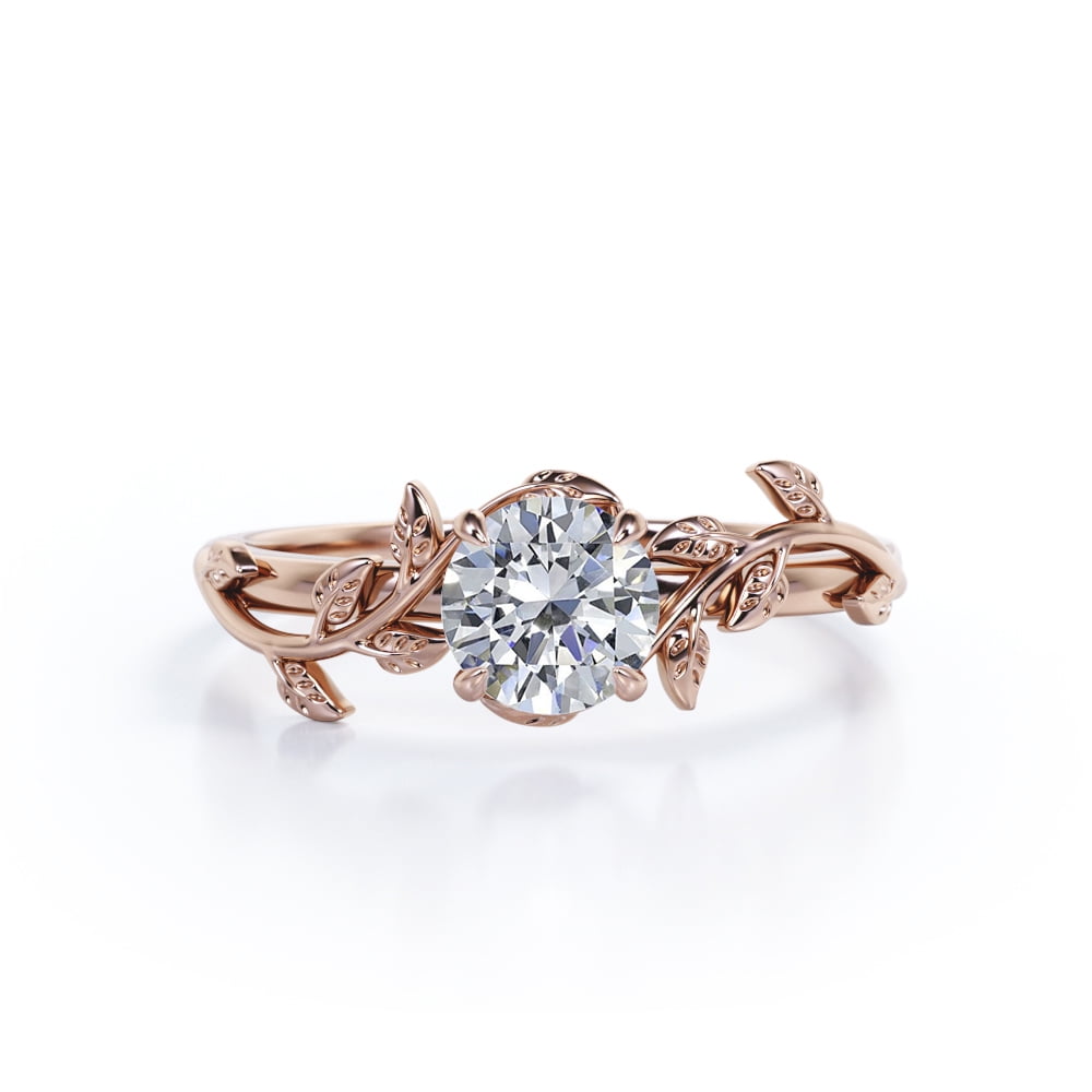 nature inspired diamond engagement rings