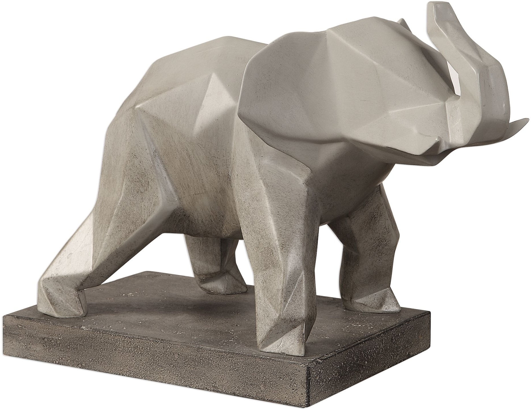 Uttermost 18622 Duke Concrete Elephant Statue By Carolyn Kinder