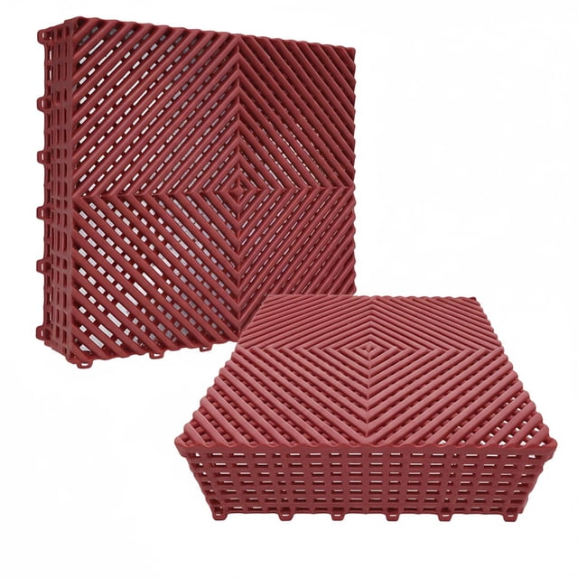 Piso Ensamble Modular 40x40x1.8 cm Capacidad Carga 6 t/m2 Uso Rudo Antideslizante se Coloca Sobre Piso Existente Sin Adhesivos ni Obra Civil, 12 Pzas