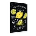 thumbnail image 1 of Divertido Letrero De Estaño De Metal Para Cocina, Decoración De Pared Vintage When Life Gives You Lemons, Letrero Para Café En Casa? Regalos De Decoración De Bar, 1 of 5