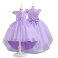 thumbnail image 6 of Godderr Kids Girls Princess Dress Birthday Dresses for Girls Tutu Dress Toddlers Formal Bridesmaid Dress Party Flower Girlevening Girl's Piano Performance Suit Size 4-12 Years, 6 of 7