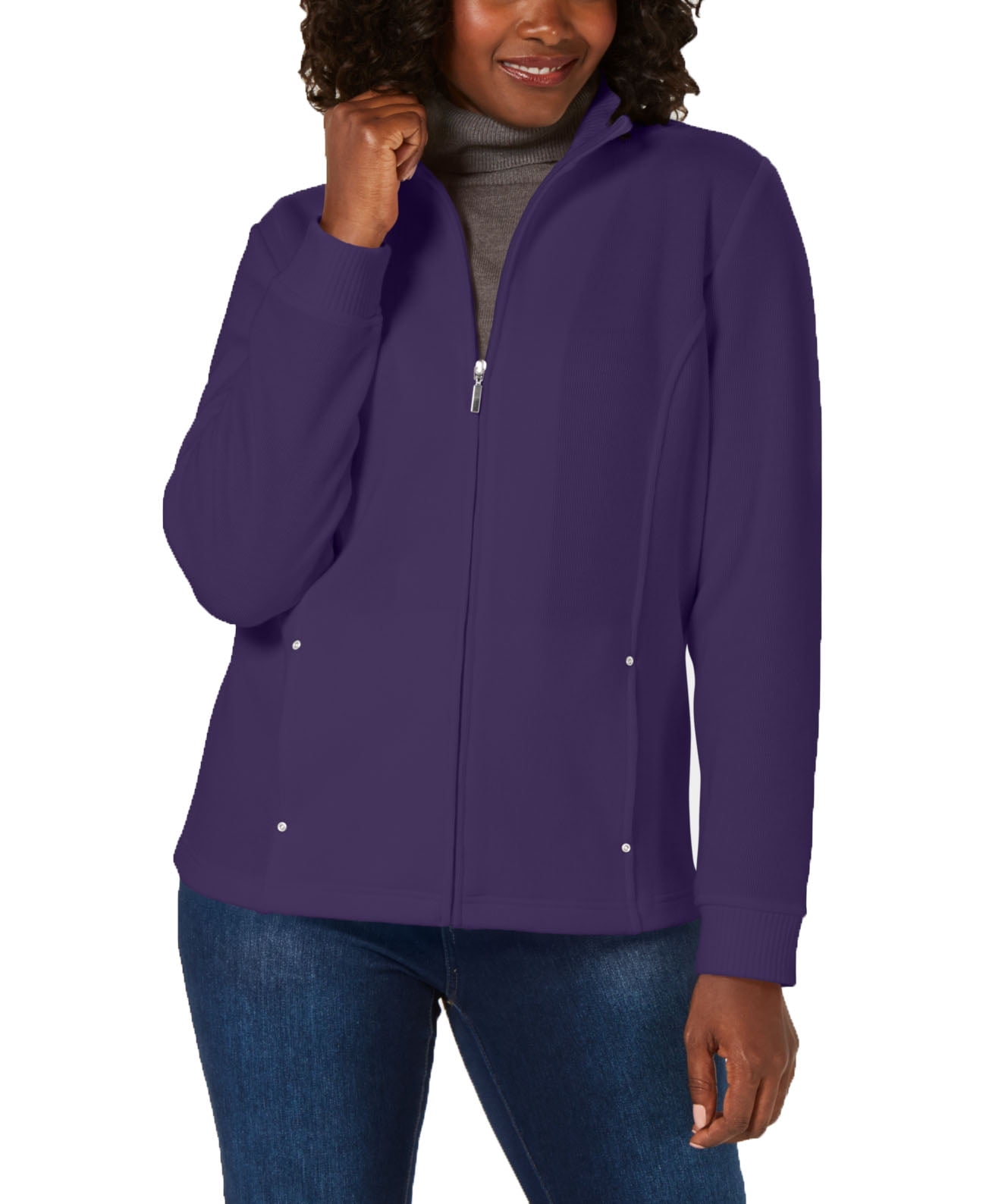 karen scott sport fleece jacket