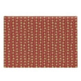 thumbnail image 1 of Christmas Cutting Board, Coniferous Tree of New Year's Eve Line up on Vertical Stripes Green Xmas, Decorative Tempered Glass Cutting and Serving Board, Large Size, Red Green White, by Ambesonne, 1 of 1