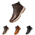 thumbnail image 4 of NOKIO Men'S Snow Trail Anti-Slip Shoes Men'S Snow Boots Men'S High Top Snow Boots Fashion Casual Trainers Breathable Flat Casual Shoes Winter Padded Warm Men'S Boots Men'S Anti-Cold Snow Boots, 4 of 5