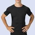 thumbnail image 1 of pstuiky camisetas camisas para hombre, Camisa deportiva de color liso con mangas raglán cortas y cuello redondo para hombre camisas casuales para hombre xxl, 1 of 9