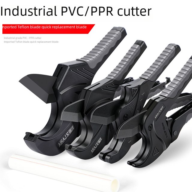 Heavy-Duty Steel Blade Pipe Cutter, 225mm Portable Manual PVC/PPR Pipe Cutter with 33MM Opening, Screw-Fix Blade for Easy Operation, Professional & DIY Use, Domestic Quality from Qingdao (All-Steel