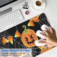 thumbnail image 4 of Long Mouse Pads for Desk,Halloween Pumpkins and Candy Corn Desk Mats on Top Of Desks, Desk Mouse Pad Extra Large with 3mm Non-Slip Base and Stitched Edge for Gaming,Office,Work,Home 31.5x11.8in, 4 of 5