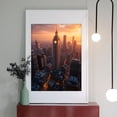 thumbnail image 2 of Diamond Art Kits for Adults - 5d Skyscraper Sunset Urban Skyline Diamond Painting for Adults, Diamond Art for Adults Beginners, Diamond Painting Kits for Adults for Home Wall Decor, 2 of 7