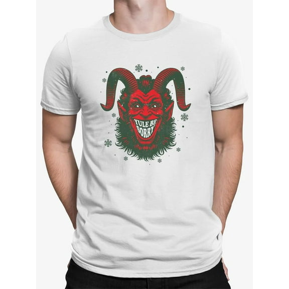 Yule Be Sorry Krampus Dark Christmas Men's Tshirt