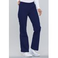 thumbnail image 3 of Cherokee Flexibles Women Scrubs Pant, Mid Rise Knit Waist Pull-On, 2085, XL, Navy, 3 of 7