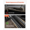thumbnail image 5 of Rocker Panel Guard 4 Piece Set Compatible with 2014 2018 Chevrolet Silverado 1500 Extended Cab Replacement for 14068 Trail Armor Side Skirts Extension Body Kit Driver Side 3M Adhesive Black, 5 of 6