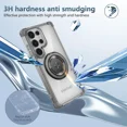 thumbnail image 7 of Case for Samsung Galaxy S25 Ultra 2025 [Compatible with Magsafe] [with 360° Rotatable Magnetic Ring Stand] Heavy Duty Millitary-Grade Clear Phone Case for Samsung S25 Ultra 6.9", 7 of 7