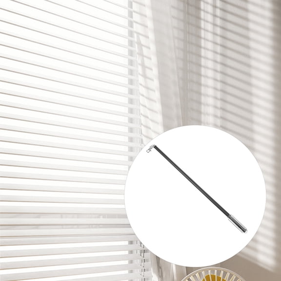 SEWOART 2Pcs Curtain Pull Rod for Drapes with Sturdy Lightweight Metal Construction