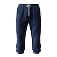 thumbnail image 6 of Horkkom Linen Pants Men Elastic Waist Drawstring Casual Pants Summer Beach Pants with Pockets XXL, 6 of 6