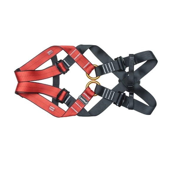 Harnais D'escalade Et De Toiture – Demi-corps Réglable, Ceinture 75–120 Cm, Tour De Cuisse 50–70 Cm, Polyester Haute Résistance, Charge Max 1000 Kg