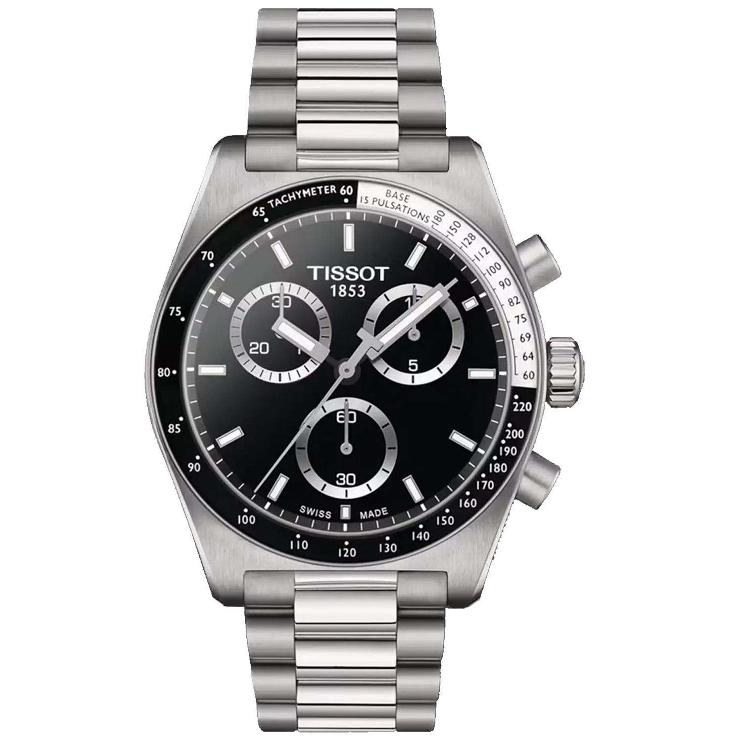 Tissot PR516 Powermatic 80 Automatic Black Dial Men's Watch