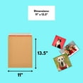 thumbnail image 2 of MMBM Brand 200 Pack Rigid Mailers 11 x 13.5 inch Cardboard Envelopes for Photo, Document, Do Not Bend, Brown, 2 of 7