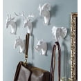 thumbnail image 3 of Gancho de cabeza de animal, Ganchos de pared, Llavero de pared, Gancho decorativo exquisito para ropa, Sombreros, Batas de baño, Toallas (Tamaño: ciervo, Color: Negro) Ormromra ZSY-0286, 3 of 4