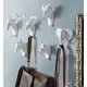 thumbnail image 3 of Gancho de cabeza de animal, Ganchos de pared, Llavero de pared, Gancho decorativo exquisito para ropa, Sombreros, Batas de baño, Toallas (Tamaño: Cabra, Color: Blanco) Vhermosa ZSY-0289, 3 of 5