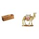 thumbnail image 1 of Caja De Pañuelos Con Control Remoto Y Figura De Camello De Resina, Estatua De Animal Para Dormitorio, Cocina, Sala De Estar, Estante, Decoración Del Hogar, Almacenamiento, 1 of 8