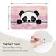 thumbnail image 3 of Alfombra de baño antideslizante súper suave con logotipo de Little Panda para baño, cocina, dormitorio, hogar, alfombra de piso de 15,75 x 23,62 pulgadas, 3 of 6