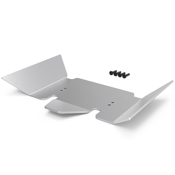 Gmade Gr01 Aluminum Skid Plate Silver: Gom