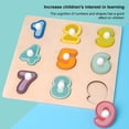thumbnail image 4 of Rompecabezas De Madera Con Formas Para Niños, Juguetes Para Niños Y Niñas, Clasificador De Formas, Rompecabezas Con Forma De Bebé, Reconocimiento De Color, Regalo Educativo Temprano A Juego Vogacara FN007535-01, 4 of 6