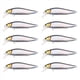 thumbnail image 1 of 10 Señuelos Artificiales de 7 G para Pesca en el Mar, de Alcance y con Barras Blancas., 1 of 5
