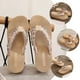 thumbnail image 4 of KAKOWELY 1 par de sandalias de mujer estilo bohemio, sandalias de cuña, zapatos de playa de verano, 4 of 5