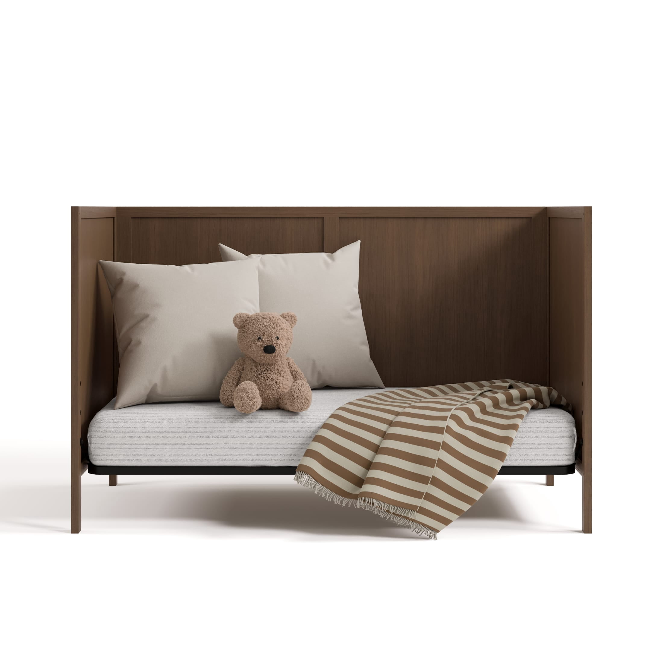 Graco Theo 3-in-1 Convertible Baby Crib, Hazelnut