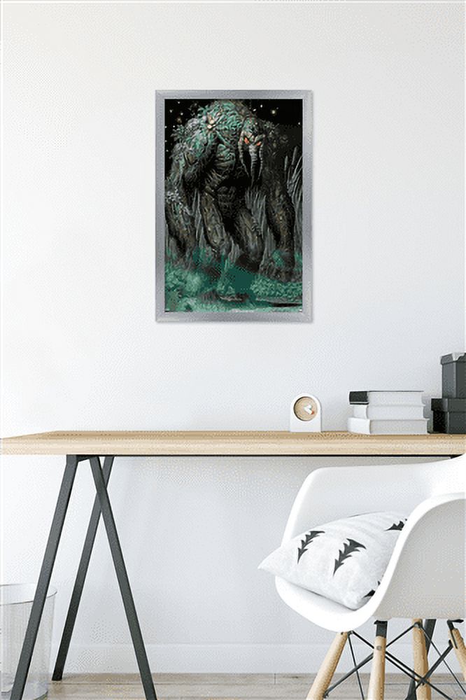 Marvel Comics: Man-Thing: Thunderbolts #154 Wall Poster, 14.725" x 22.375" Framed