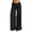 F01-Black, variant on FYDUU Women's Casual Pants Women Wide Leg Pants Low Waisted Work Trousers Multi Pocket Autumn Winter Trousers Cargo Pants Comfort Fit Pants