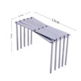thumbnail image 3 of 2 Pieces Extendable Pot Lid Holders Multipurpose Steamer Rack Flexible Plate Organizer Stainless Steel Adjustable Tray Holder, 3 of 8