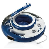 Intex Mega Chill 35" Beverage Cooler with Snack Trays, Multi-Color