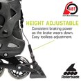 thumbnail image 3 of Rollerblade Macroblade 80 ABT Men's Adult Fitness Inline Skate, Silver/Neon Yellow, Performance Inline Skates, 3 of 7